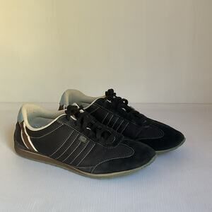 Vintage Coach Nikki Black Suede Nylon Sneakers Women’s 7 Retro 2000s Y2K